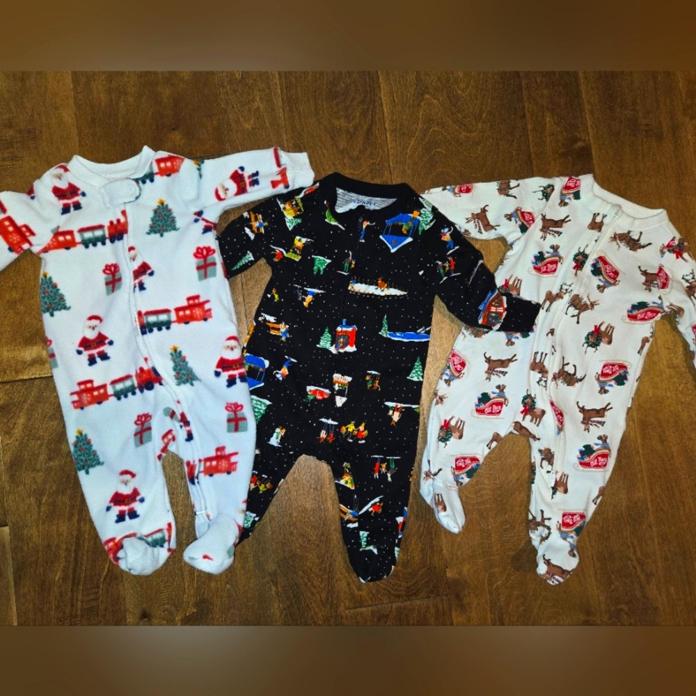 Christmas sleepers 0-3 month